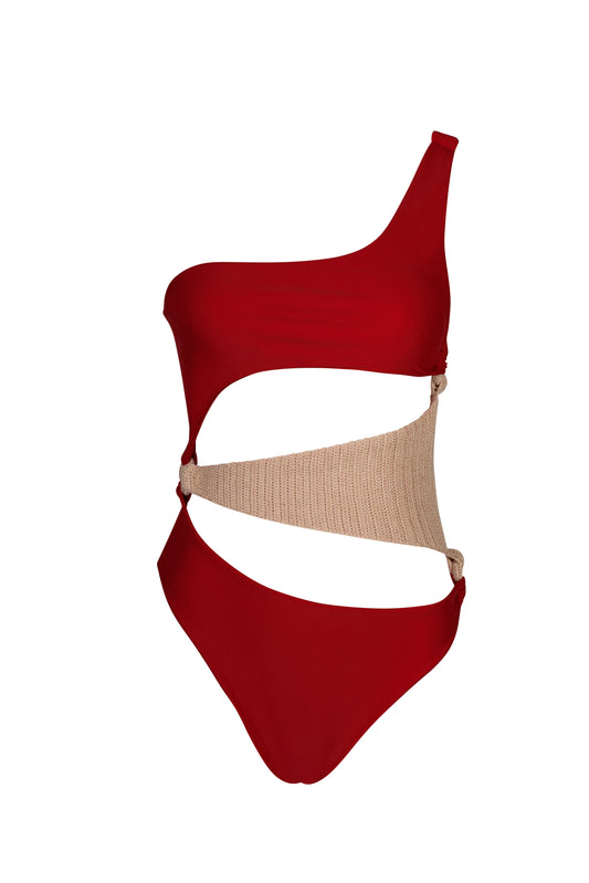 Nishati Swimsuit Red