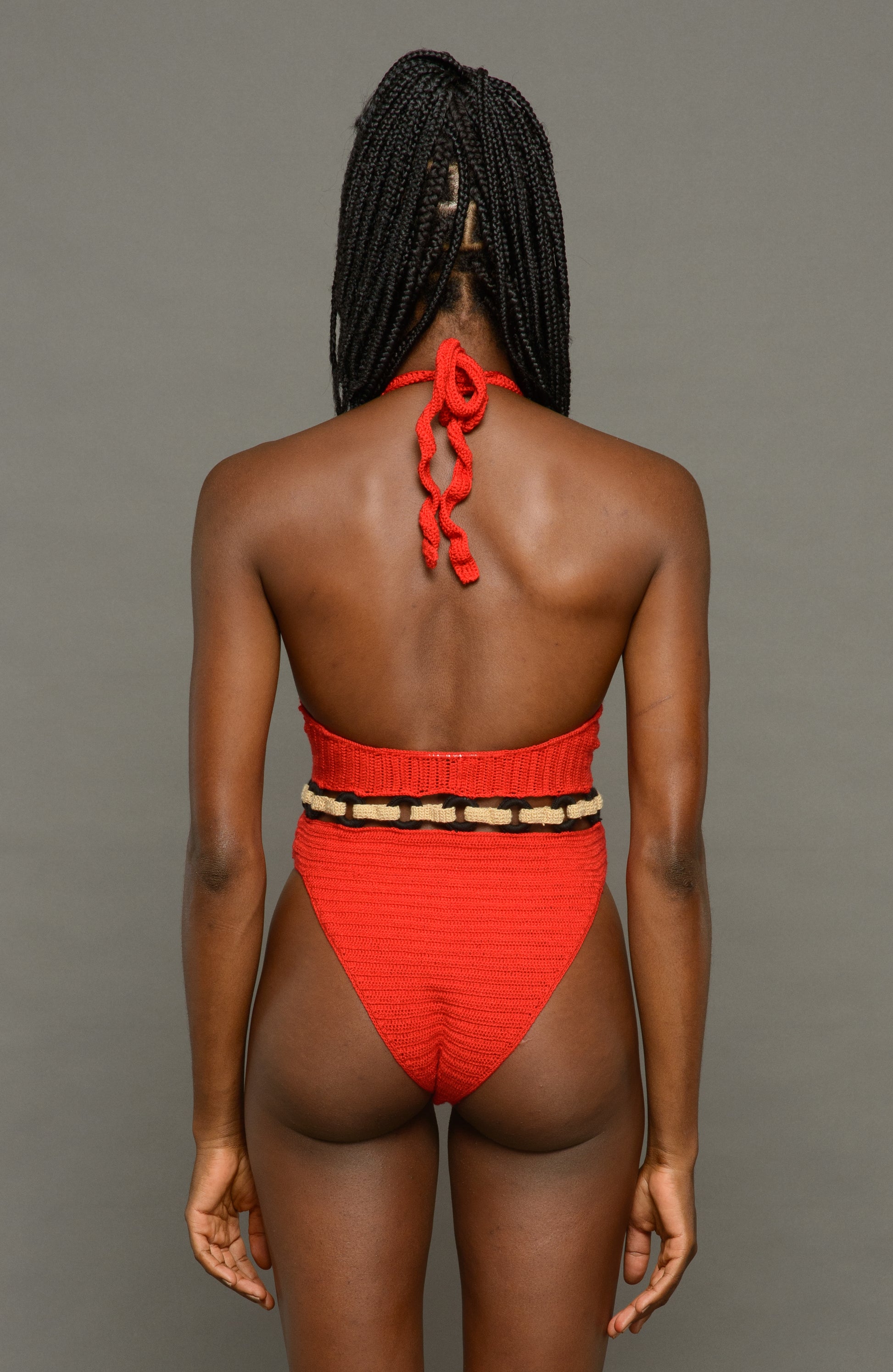 Amini Swimsuit Red